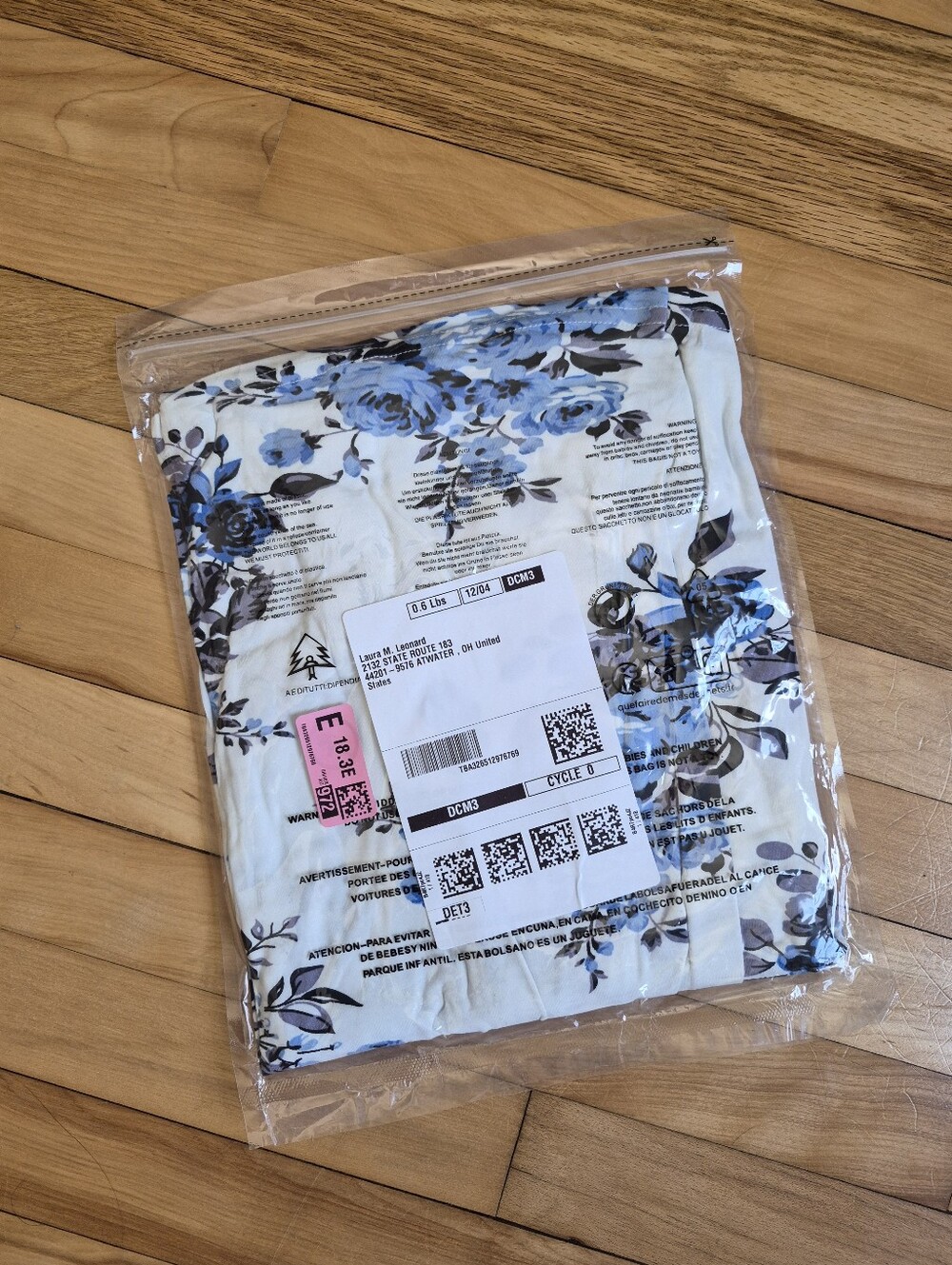 Blue Rose Branf Blue Floral Women Jeans Skirt - 2XL - Picture 4 of 4